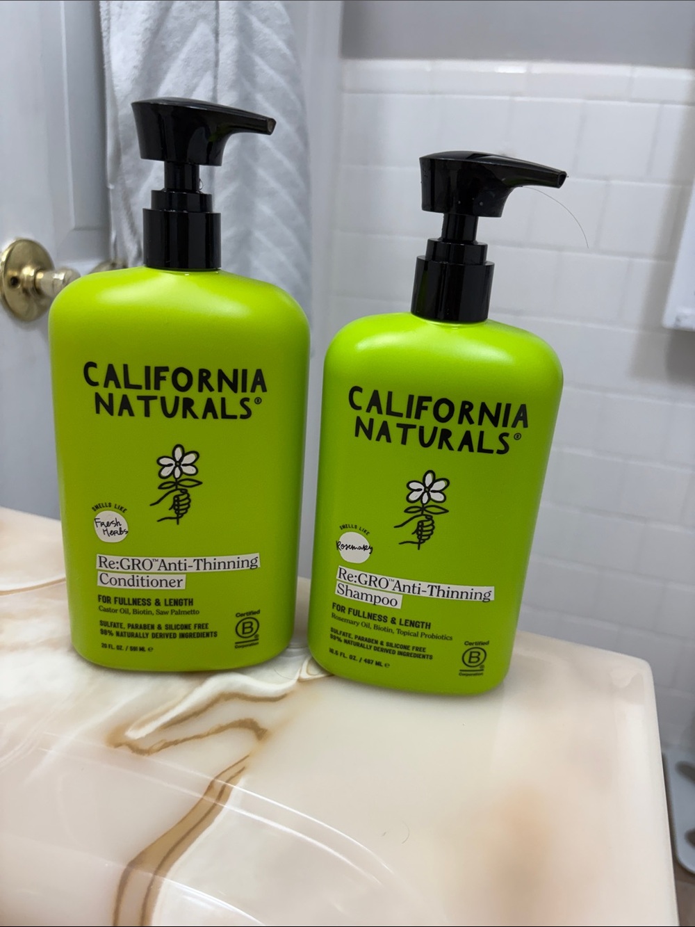 California Naturals Re:GR0 Anti-Thinning Shampoo & Conditioner